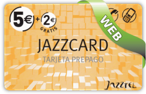 tarjeta telefónica Jazzcard